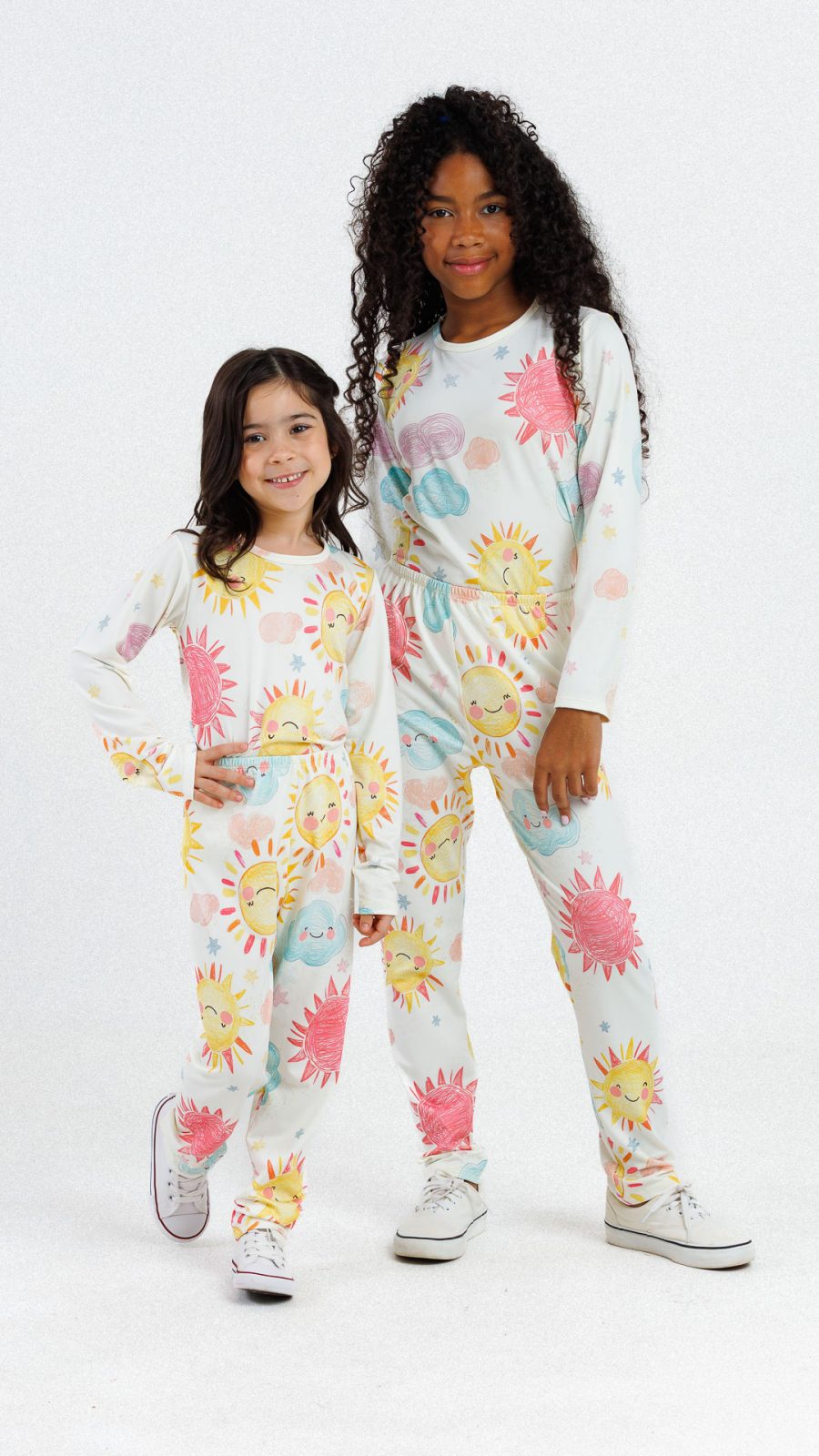 Conjunto Térmico Feminino Infantil Estampado Do Sol - Image 6