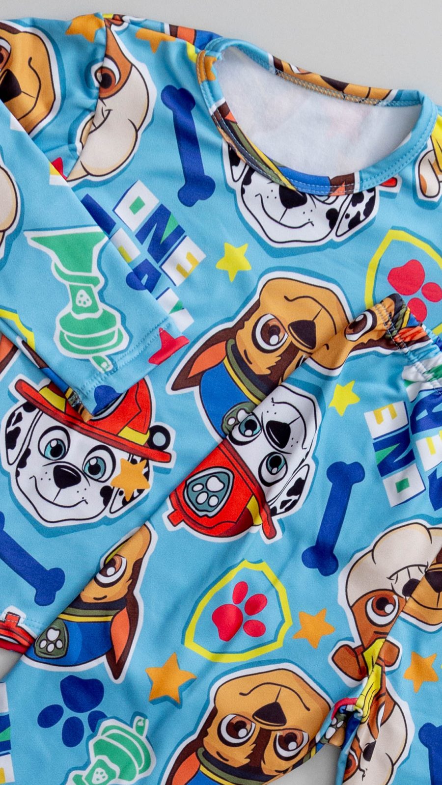 Conjunto Térmico Infantil Estampado Da Patrulha Canina Azul - Image 2