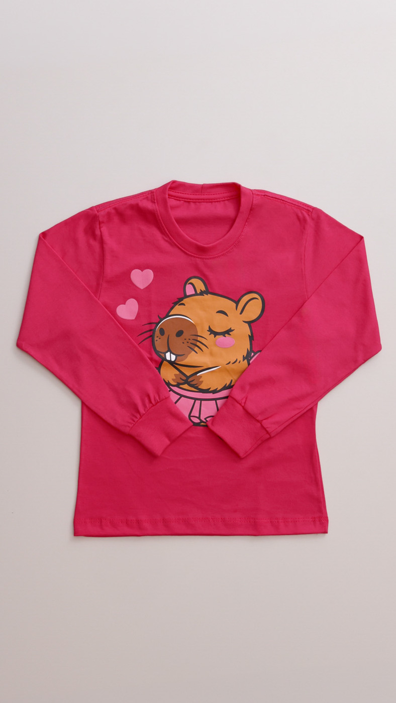 Camiseta_Capivara_Rosa_Juju_Kids (5)